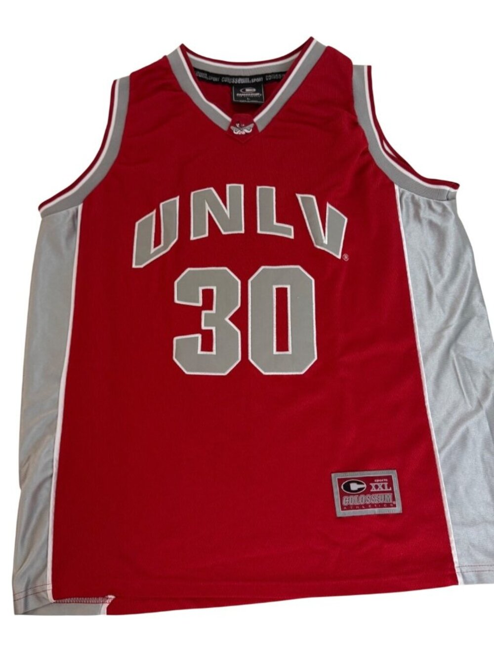 UNLV Rebels #30 Basketball Jersey Red/Gray Colosseum Team Sportswear Mens XXL